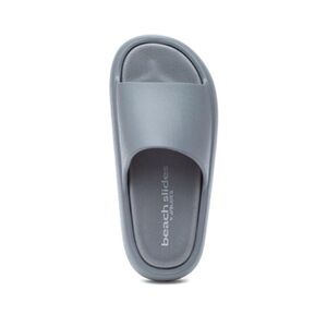 JSlides NYC 7 or 8 M Beach Slides Squish Sandal Grey Eva NIB New Vacation Women